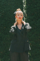 Noir Reverie Blazer – Elegant Tailored Blazer for Women