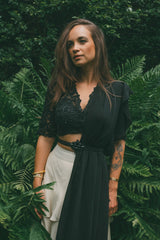 Black Beaded Bolero Top – Elegant Beaded Bolero for Women