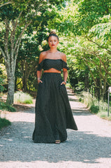 Ivory Pebble Flowy Skirt – Elegant & Feminine Skirt for Women