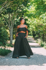 Ivory Pebble Flowy Skirt – Elegant & Feminine Skirt for Women
