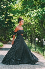 Ivory Pebble Flowy Skirt – Elegant & Feminine Skirt for Women