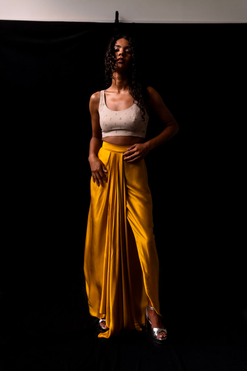 Marigold Sari Skirt