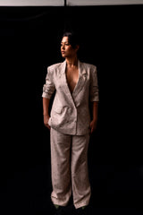 Tiny Floral Print Trousers