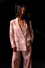 Rose Garden Print Blazer