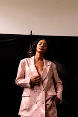 Rose Garden Print Blazer