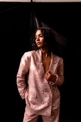 Rose Garden Print Blazer