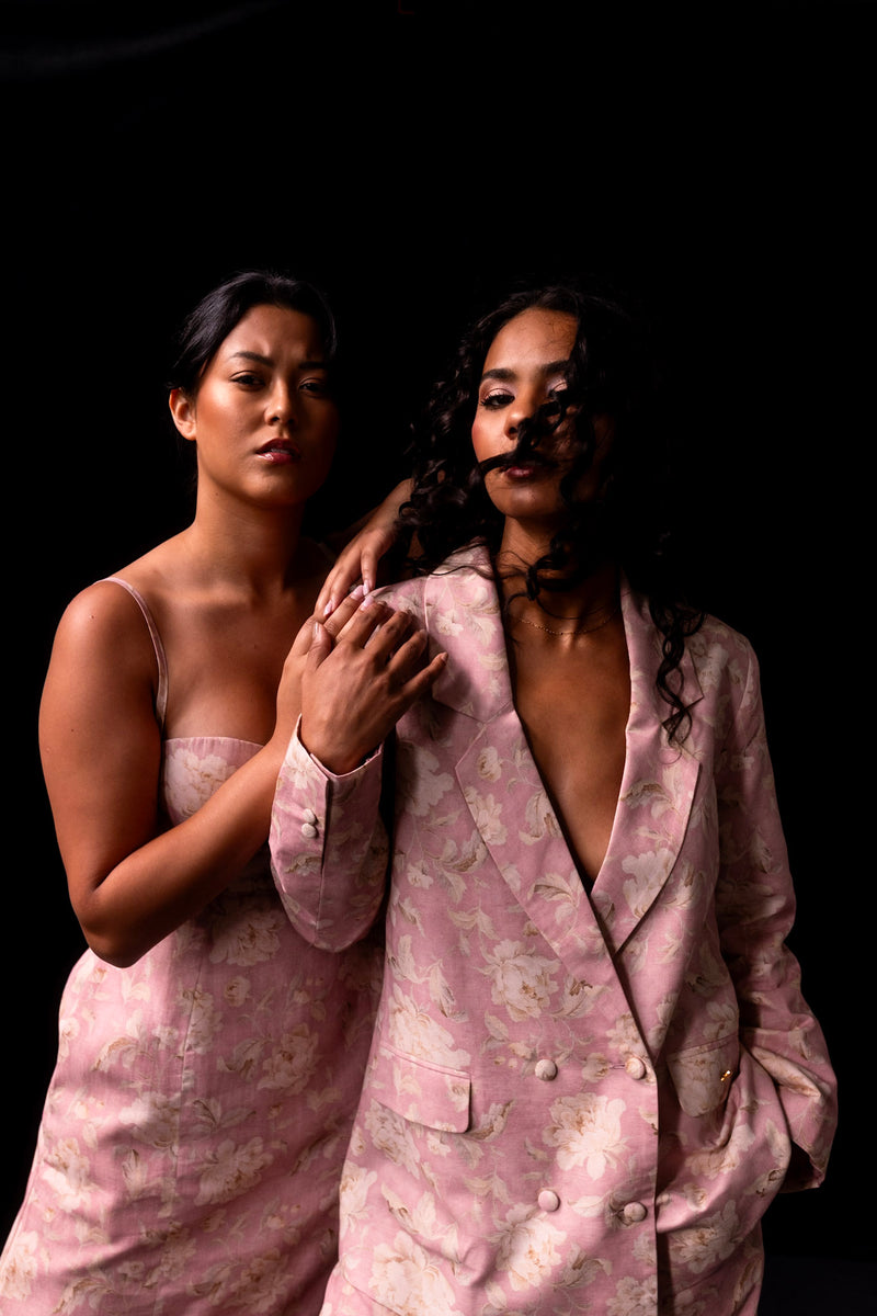 Rose Garden Print Blazer