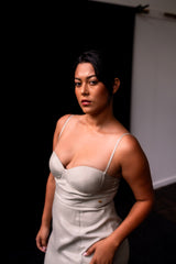 Silver Sage Corset Dress