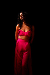 Pink Pop Gathered Bralette