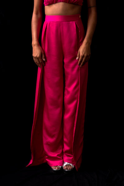 Pink Pop Overlap Trousers