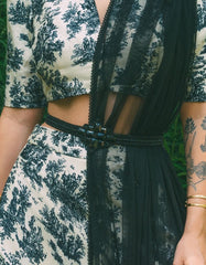 Black Beaded Belt