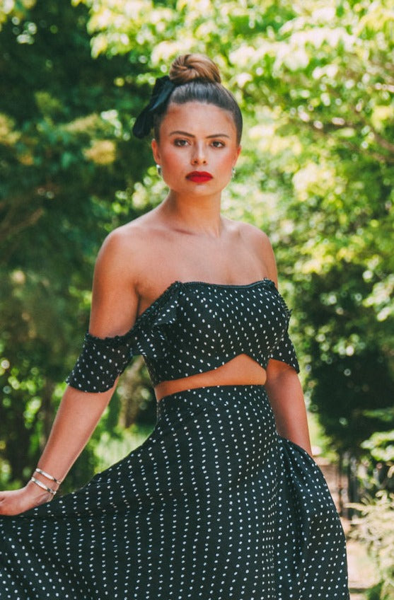 Ivory Pebble Butterfly Top