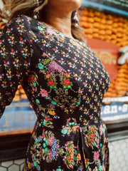 Frida floral printed dress